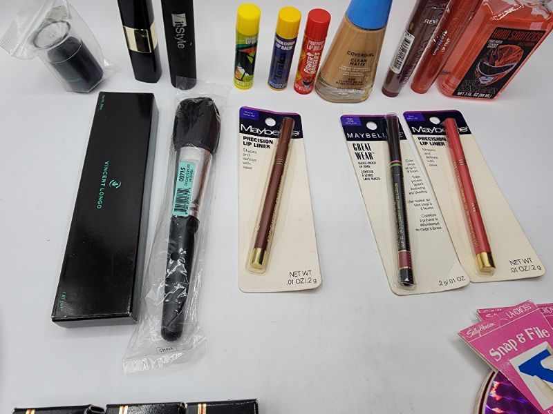 Photo 3 of Miscellaneous Variety Brand Name Cosmetics Including (( Maybelline, Cover Girl, Revlon, Vincent Longo, Sally Hansen, ItStyle)) Including Discontinued Makeup Products