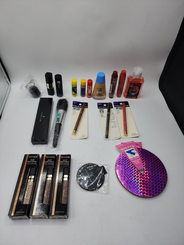 Photo 1 of Miscellaneous Variety Brand Name Cosmetics Including (( Maybelline, Cover Girl, Revlon, Vincent Longo, Sally Hansen, ItStyle)) Including Discontinued Makeup Products