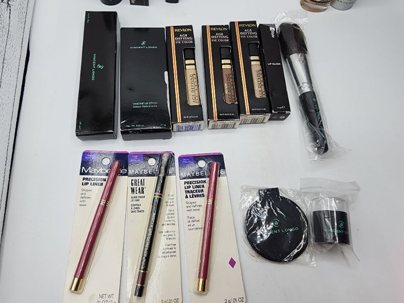 Photo 3 of Miscellaneous Variety Brand Name Cosmetics Including (( Maybelline, Revlon, Vincent Longo, Sally Hansen, Cover Girl, ItStyle)) Including Discontinued Makeup Products