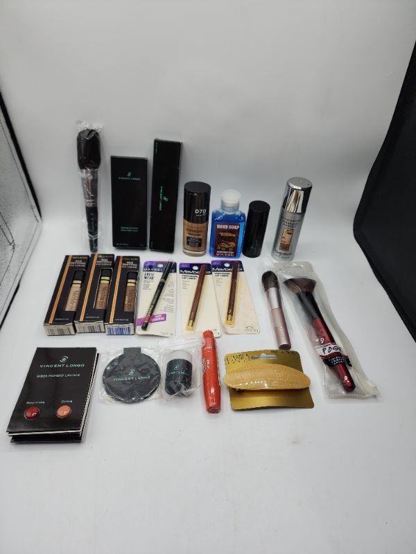 Photo 1 of Miscellaneous Variety Brand Name Cosmetics Including (( Maybelline, Posh, Revlon, Vincent Longo, Sally Hansen, Mally )) Including Discontinued Makeup Products