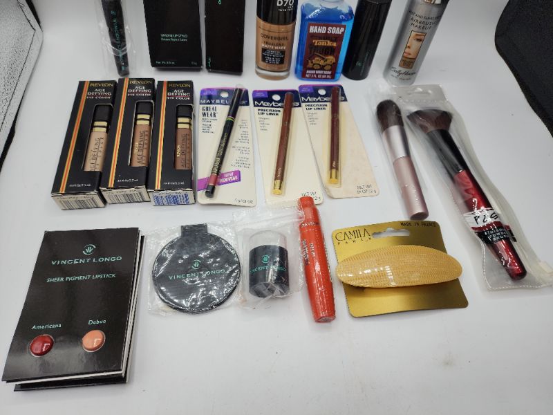 Photo 3 of Miscellaneous Variety Brand Name Cosmetics Including (( Maybelline, Posh, Revlon, Vincent Longo, Sally Hansen, Mally )) Including Discontinued Makeup Products