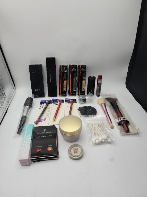 Photo 1 of Miscellaneous Variety Brand Name Cosmetics Including (( Maybelline, Posh, Revlon, Vincent Longo, Models Own, Sally Hansen, Mally)) Including Discontinued Makeup Products