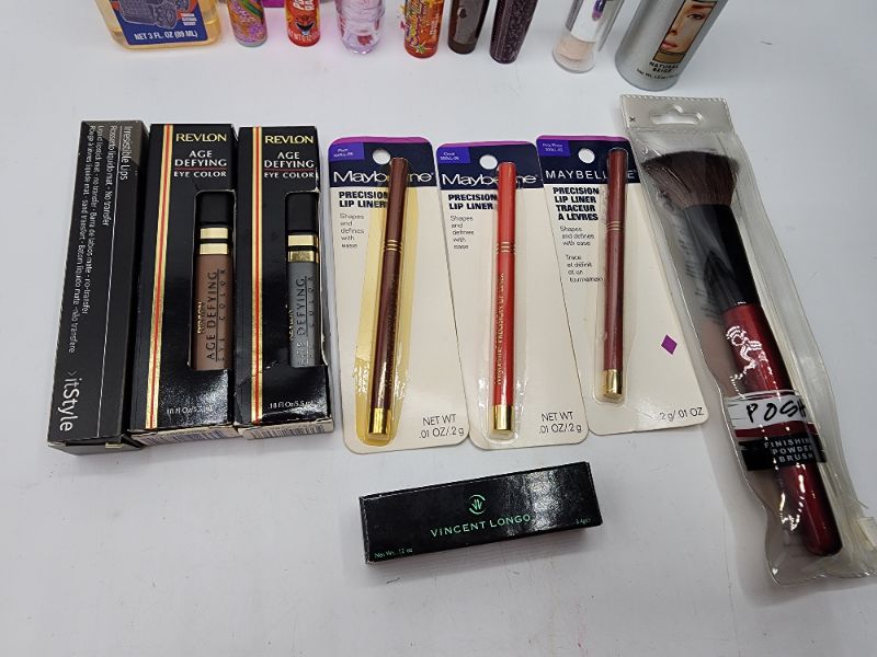 Photo 3 of Miscellaneous Variety Brand Name Cosmetics Including (( Maybelline, Posh, Revlon, Vincent Longo, ItStyle, Loreal, Naturistics, Blossom, Sally HAnsen)) Including Discontinued Makeup Products