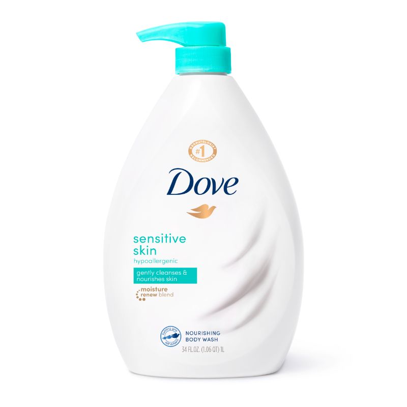 Photo 1 of Dove Sensitive Skin Sulfate-Free Body Wash - 34 fl oz