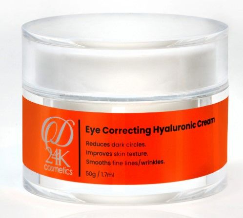 Photo 1 of Eye Correcting Hyaluronic Cream Hydrate Firm and Brighten Delicate Skin Around Eyes Includes Hyaluronic Acid Vitamin C and Plant Extracts Use Twice Daily Morning and Night Reduce Fine Lines Wrinkles Protect Skin New 