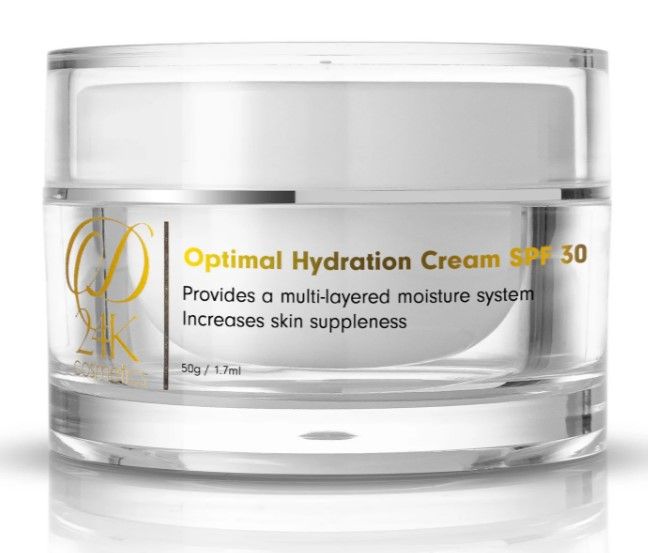 Photo 2 of Optimal Hydration Cream With SPF30 Day Moisturizer Suitable for All Skin Types Multi Purpose Includes Aloe Vera Green Tea Extract Vitamin E Lightweight Non Greasy Can be Used as Base for Makeup Reduce Appearance of Lines and Wrinkles Nourishing New 