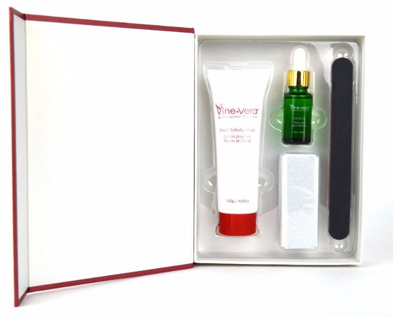 Photo 1 of Resveratrol Skincare Manicure Set Red Wine Benefits Nourishing Grapes Reduce Dryness Salon Quality Results Includes Hand and Body Lotion Nail Buffer Nail File and Cuticle Oil New 