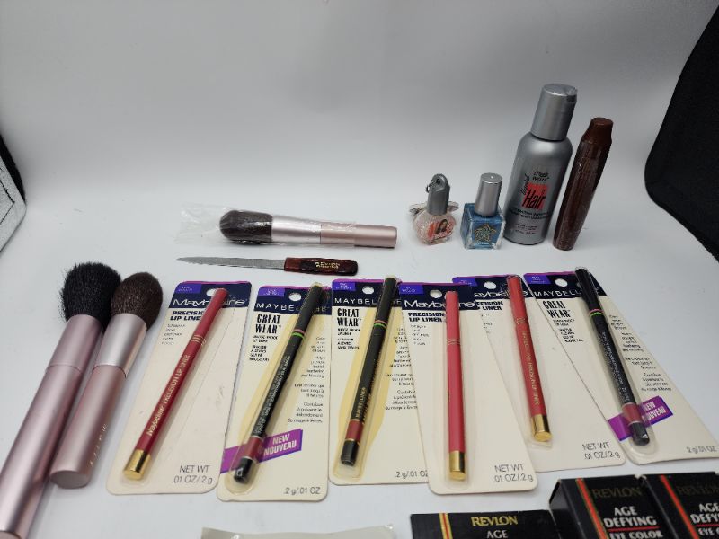 Photo 3 of Miscellaneous Variety Brand Name Cosmetics Including (( Cabot, Karina, Revlon, Maybelline, Mally, Wella)) Including Discontinued Makeup Products