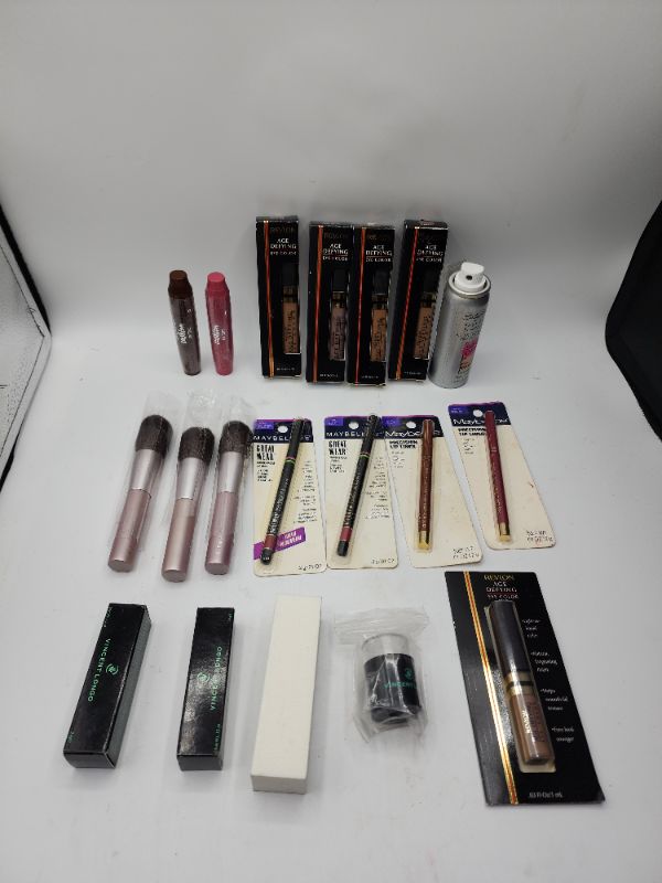 Photo 1 of Miscellaneous Variety Brand Name Cosmetics Including (( Vincent Longo, Mally, Revlon, Sally Hansen, Maybelline)) Including Discontinued Makeup Products