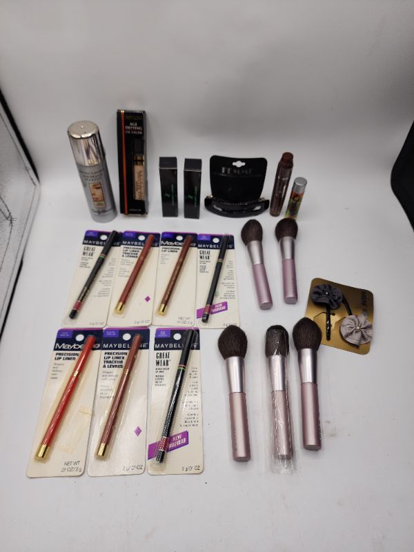 Photo 1 of Miscellaneous Variety Brand Name Cosmetics Including (( Sally Hansen, Mally, Revlon, Maybelline, Karina)) Including Discontinued Makeup Products