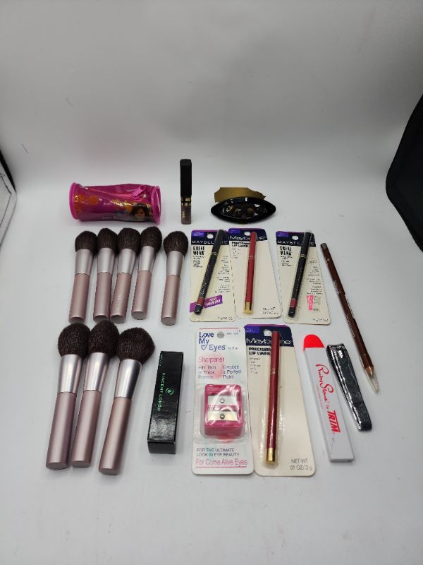 Photo 1 of Miscellaneous Variety Brand Name Cosmetics Including (( Vincent Longo, Mally, Revlon, Femme, Maybelline))  Including Discontinued Makeup Products