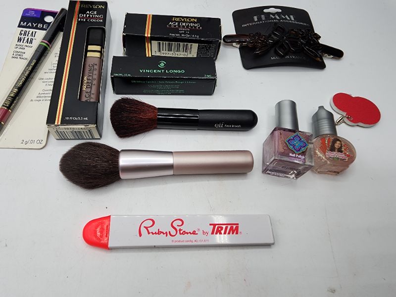 Photo 3 of Miscellaneous Variety Brand Name Cosmetics Including (( Mally, Blossom, Revlon, Maybelline, Femme, Vincent Longo)) Including Discontinued Makeup Products