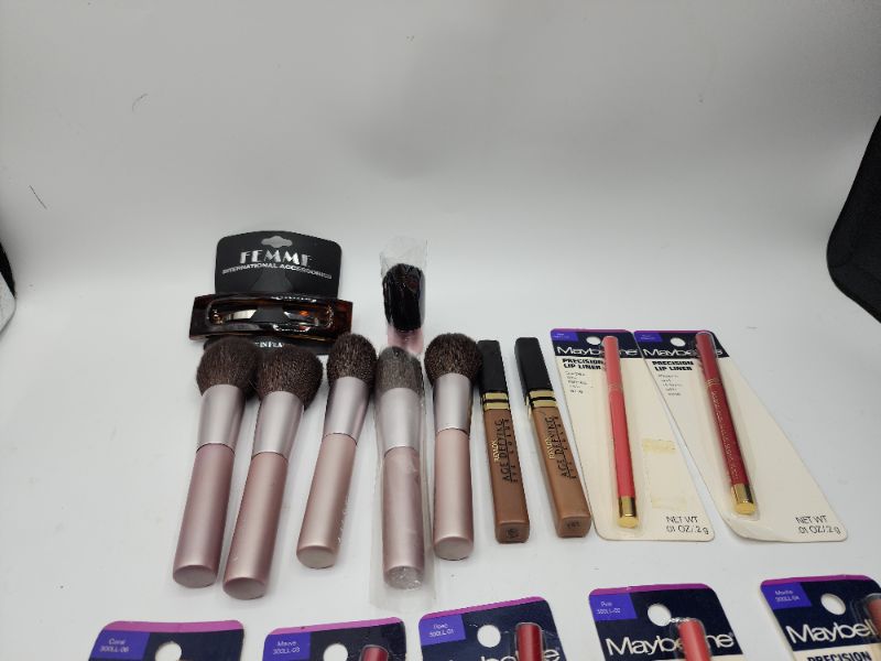 Photo 2 of Miscellaneous Variety Brand Name Cosmetics Including ((Maybelline, Mally, Femme, Revlon))  Including Discontinued Makeup Products