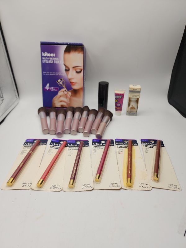 Photo 1 of Miscellaneous Variety Brand Name Cosmetics Including (( Maybelline, Bubble Yum, Mally, Vincent Longo, Kitcci))  Including Discontinued Makeup Products