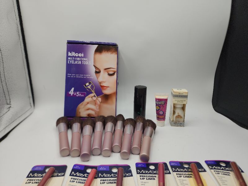 Photo 2 of Miscellaneous Variety Brand Name Cosmetics Including (( Maybelline, Bubble Yum, Mally, Vincent Longo, Kitcci))  Including Discontinued Makeup Products