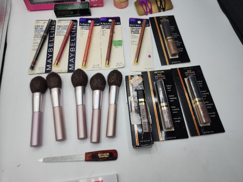 Photo 3 of Miscellaneous Variety Brand Name Cosmetics Including (( Vincent Longo, Mally, Maybelline, Trim, Revlon, Sally Hansen, Femme)) Including Discontinued Makeup Products