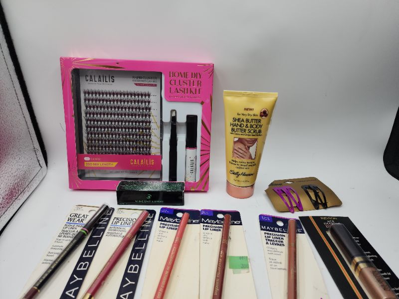 Photo 2 of Miscellaneous Variety Brand Name Cosmetics Including (( Vincent Longo, Mally, Maybelline, Trim, Revlon, Sally Hansen, Femme)) Including Discontinued Makeup Products