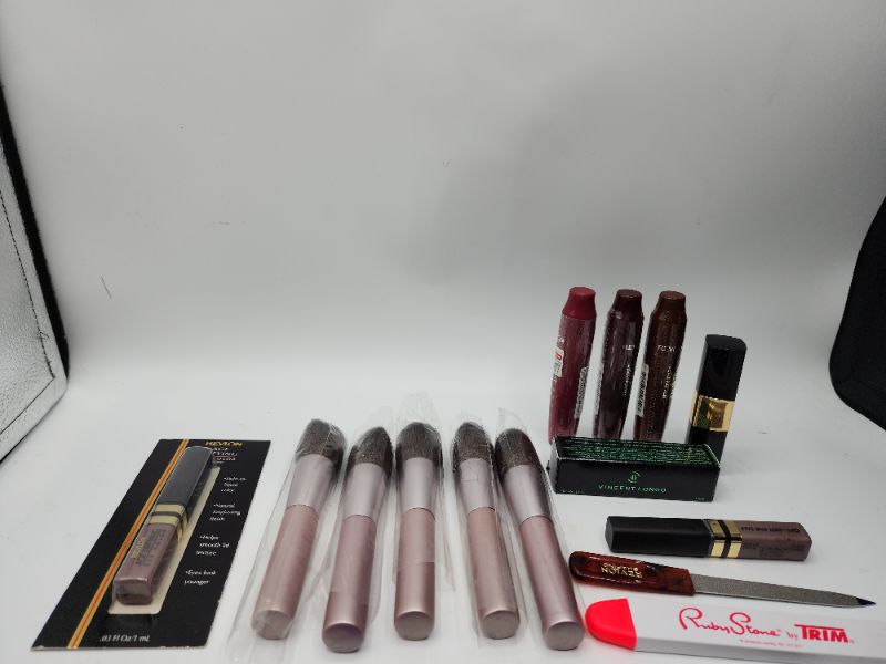 Photo 2 of Miscellaneous Variety Brand Name Cosmetics Including ((Maybelline, Mally, Revlon, Trim, Vincent Longo))  Including Discontinued Makeup Products