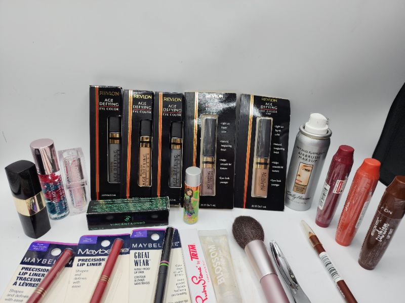 Photo 3 of Miscellaneous Variety Brand Name Cosmetics Including (( Maybelline, Blossom Revlon, Sally Hansen, Mally, Jordaina)) Including Discontinued Makeup Products