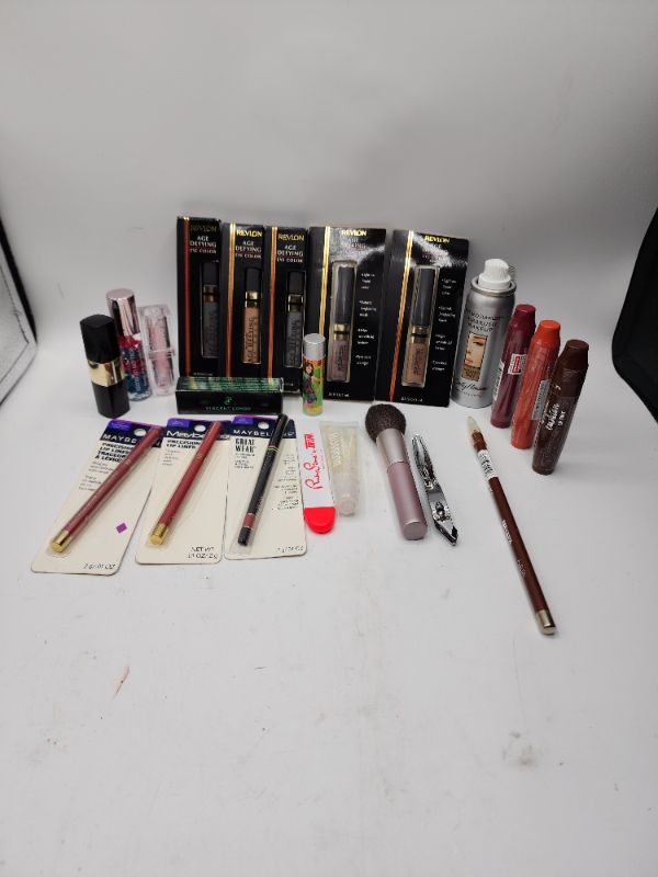 Photo 1 of Miscellaneous Variety Brand Name Cosmetics Including (( Maybelline, Blossom Revlon, Sally Hansen, Mally, Jordaina)) Including Discontinued Makeup Products