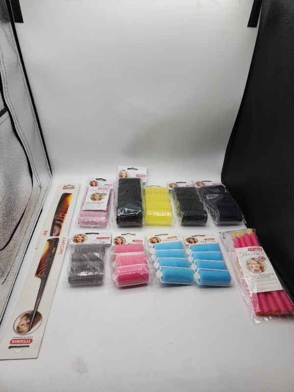 Photo 1 of Titania Variety Hair Curlers & Comb Set