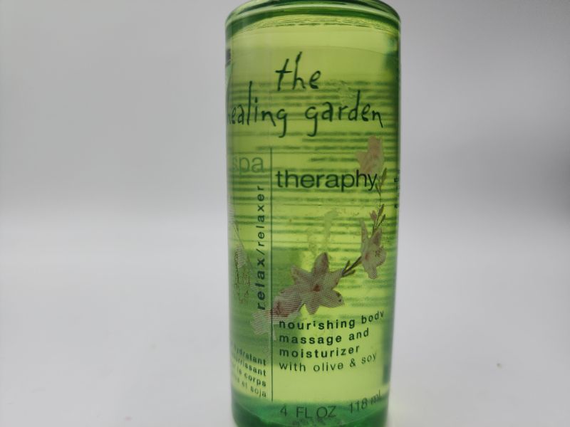 Photo 3 of 3 Pack The Healing Garden Spa Therapy Nourishing Body Massage and Moisturizer with Olive and Soy.4 Oz