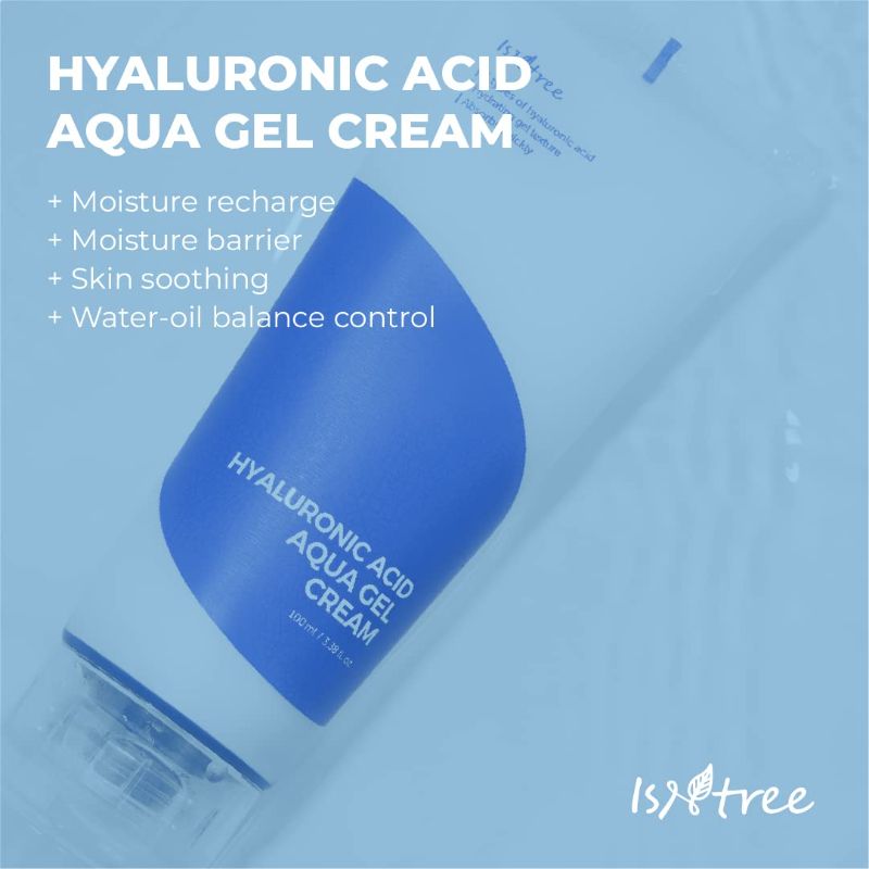 Photo 2 of Hyaluronic Acid Aqua Gel Cream 100ml 3.38 fl.oz | Hydrating gel texture | Absorbs quickly