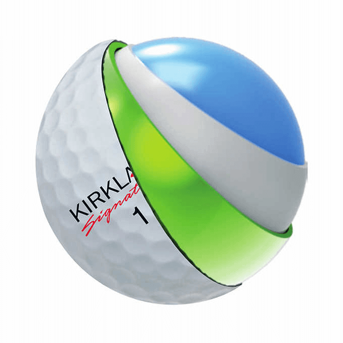 Photo 2 of Kirkland signature 4 Piece Urethane Cover Golf Ball 