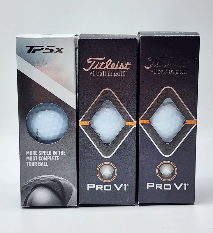 Photo 1 of 3 Urethane Golf  Balls TP5x & 6 Titleist Pro Va1 Golf Balls 