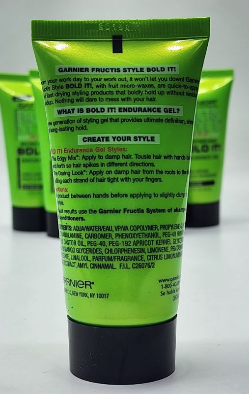 Photo 2 of 6 Pack Garnier Fructis Style BOLD IT Endurance Gel 1.7oz New