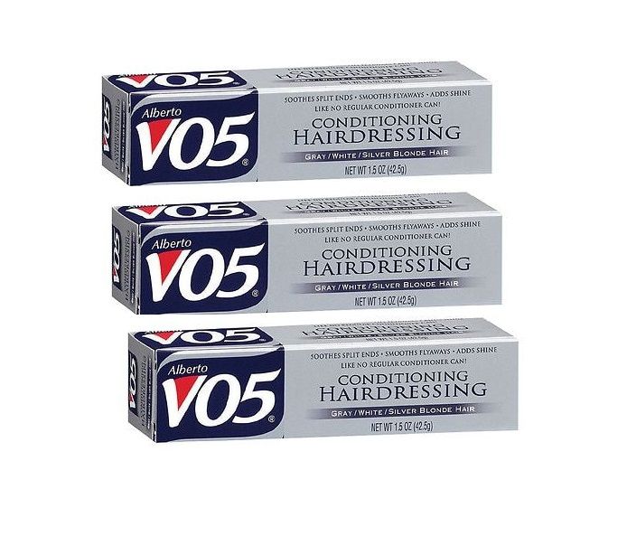 Photo 2 of 3 Pack VO5 Conditioning Hairdressing for Gray/White/Silver Blonde Hair, 1.5 Oz 