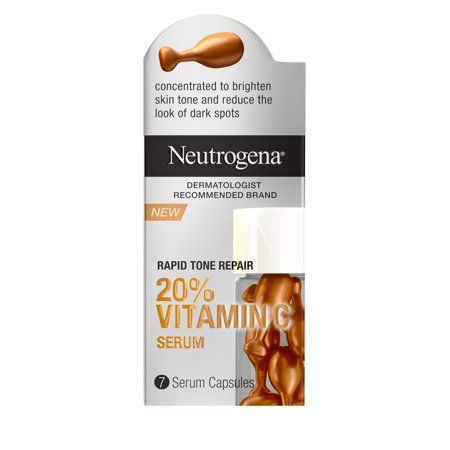 Photo 1 of Neutrogena Rapid Tone Repair 20% Vitamin C Face Serum Capsules 7Ct