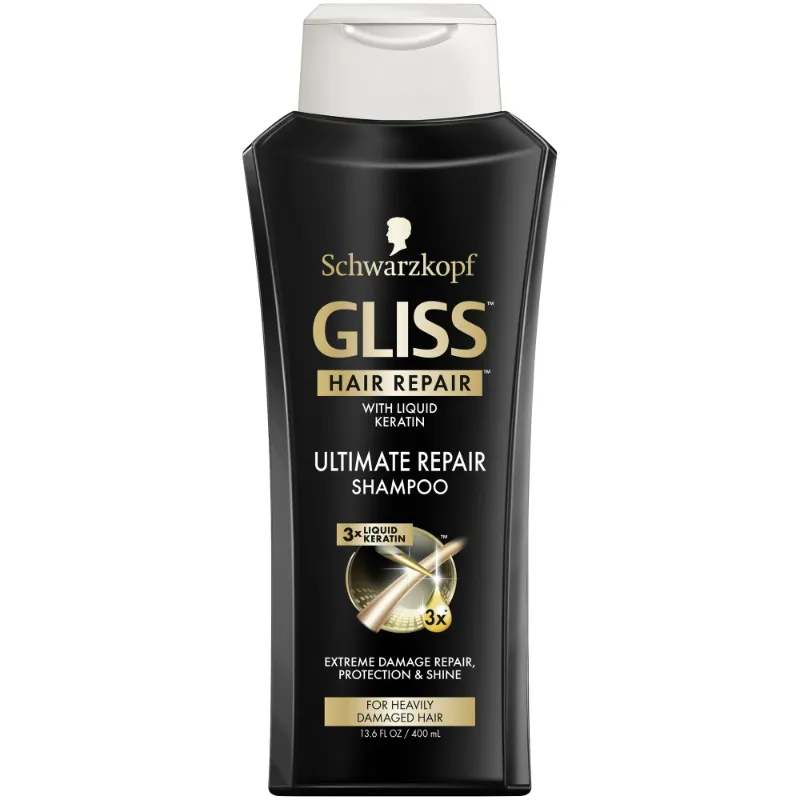 Photo 1 of Schwarzkopf Gliss Hair Repair Shampoo, Ultimate Repair, 13.6 Ounce