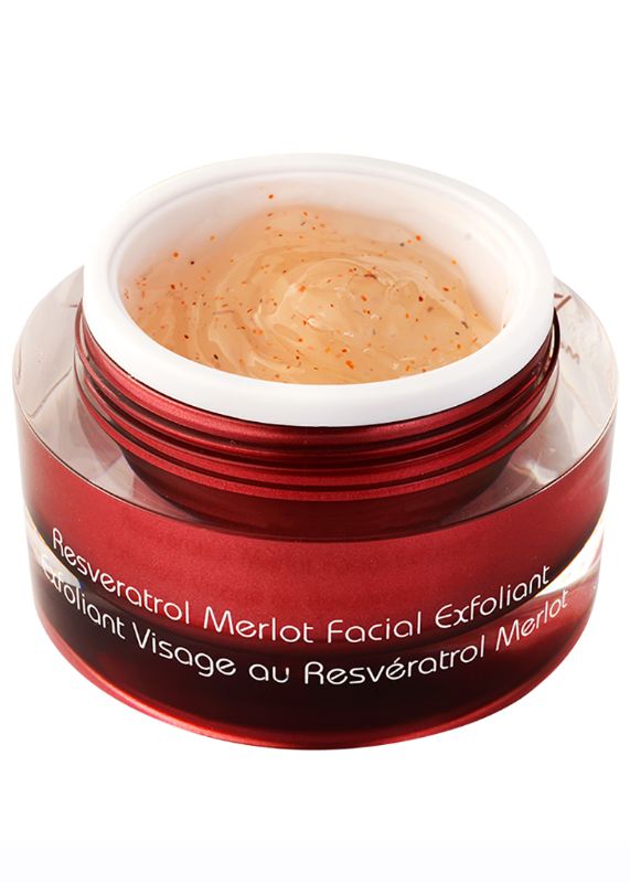 Photo 1 of Resveratrol Merlot Facial Exfoliant Removes Dirt & Oil Softening Appearance OF Dry Skin While Cleansing & Toning New