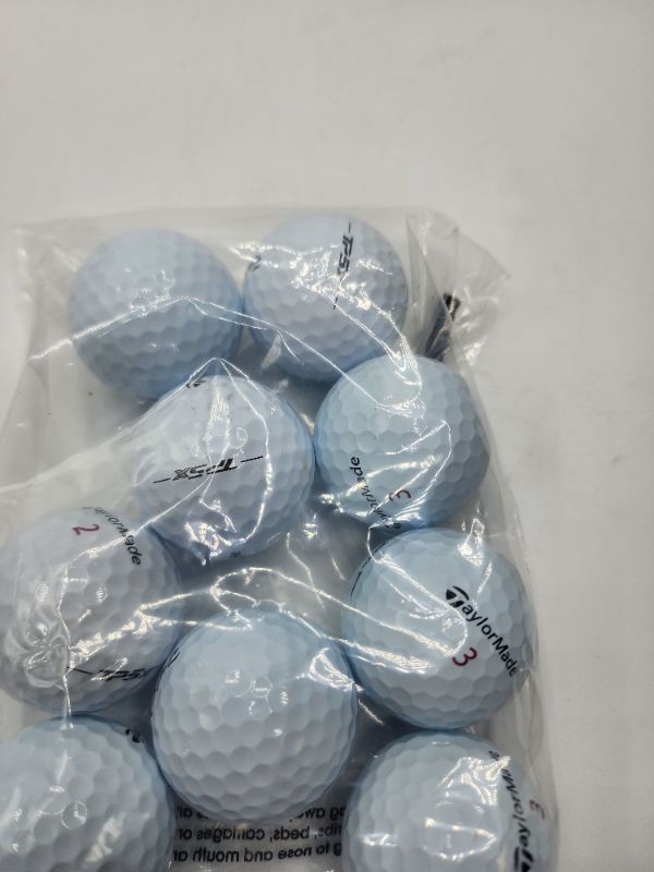 Photo 2 of 1 Dozen TaylorMade TP5X Golf Balls 2024 *Single USE Test* 