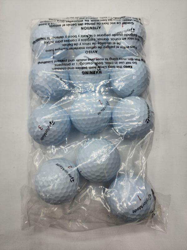 Photo 3 of 1 Dozen TaylorMade TP5X Golf Balls 2024 *Single USE Test* 