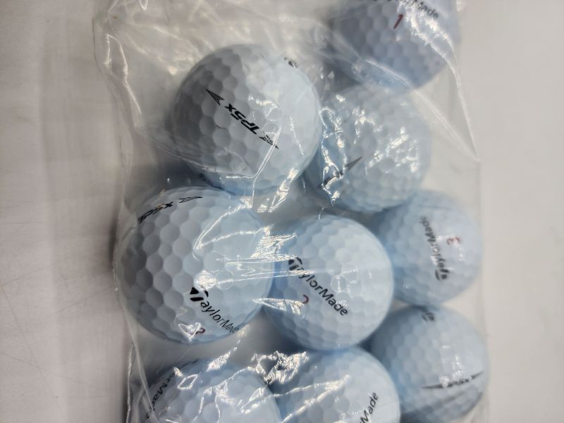 Photo 2 of 1 Dozen TaylorMade TP5X Golf Balls 2024 *Single USE Test* 