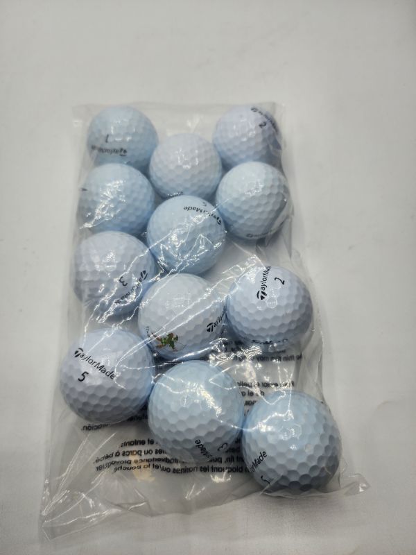 Photo 1 of 1 Dozen TaylorMade TP5X Golf Balls *Single USE Test* 