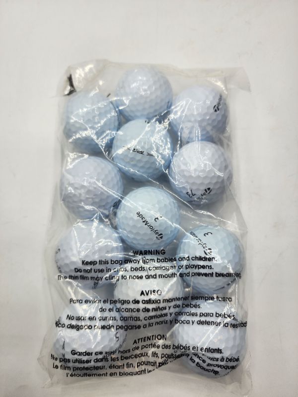 Photo 3 of 1 Dozen TaylorMade TP5X Golf Balls *Single USE Test* 