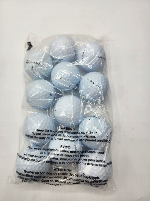 Photo 2 of 1 Dozen TaylorMade TP5X Golf Balls *Single USE Test* 