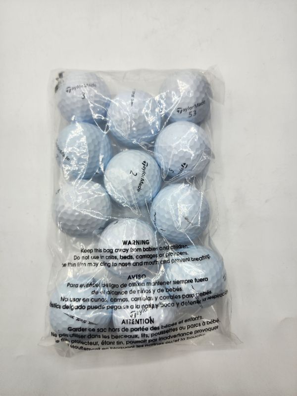 Photo 2 of 1 Dozen TaylorMade TP5X Golf Balls *Single USE Test* 