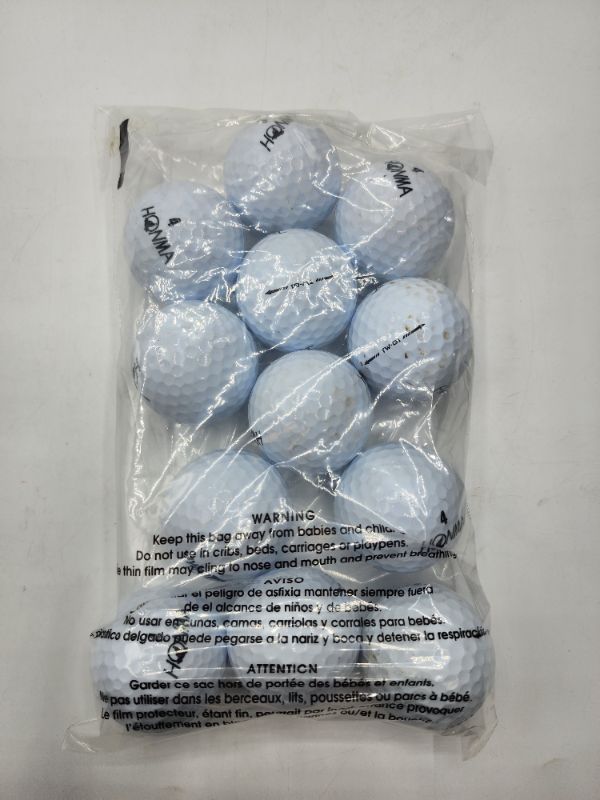 Photo 2 of Honma TW-G1 1 Dozen Golf Balls *Single USE Test* 
