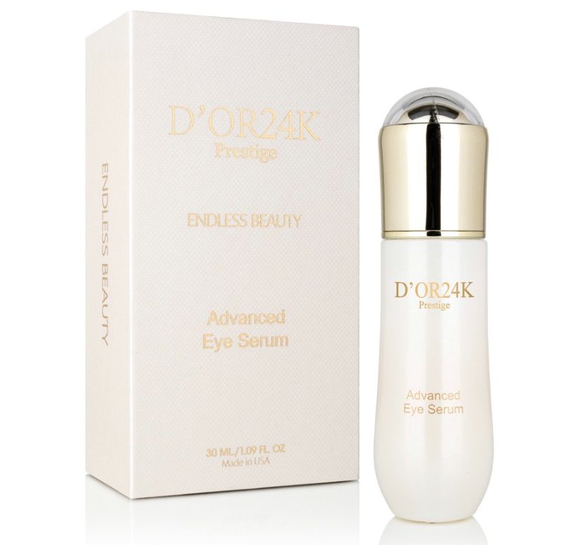 Photo 2 of 24K Advanced Eye Serum Contours Skin Around The Eyes Reducing Puffiness & Sagging Lifting & Firming Skin Collagen Stimulates Moister New 