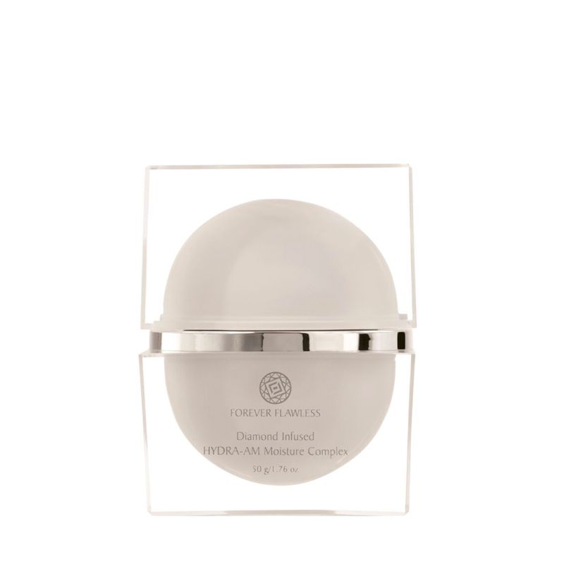 Photo 1 of Diamond Infused Hydra-Am Moisturizer Complex Cream Is Light Weight Rich In Botanicals Skin Conditioning Vitamins & Milk Proteins With Extra Fine Diamond Powder Smoothing Out Face & Helping Unwanted Skin Conditions Works Well As Primer For Make Up Too New 