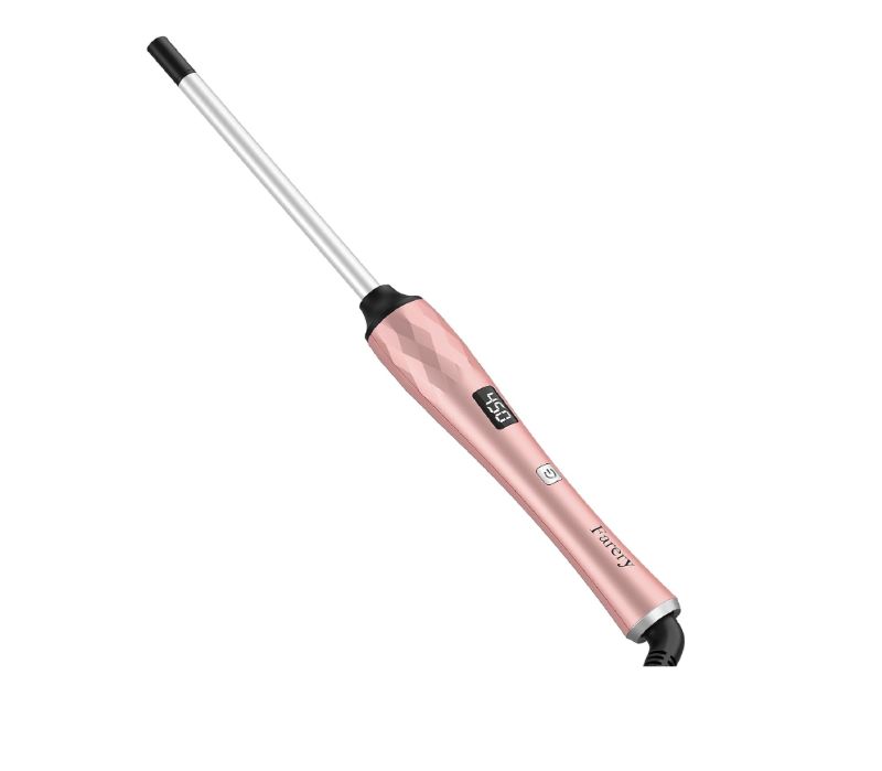 Photo 1 of Small Curling Iron 3/8 Inch, Small Barrel Curling Wand for Short & Long Hair, 9mm Curling Iron with Argan Oil & Keratin Infused, 12 Adjustable Temperature, 30s Fast Heat Up