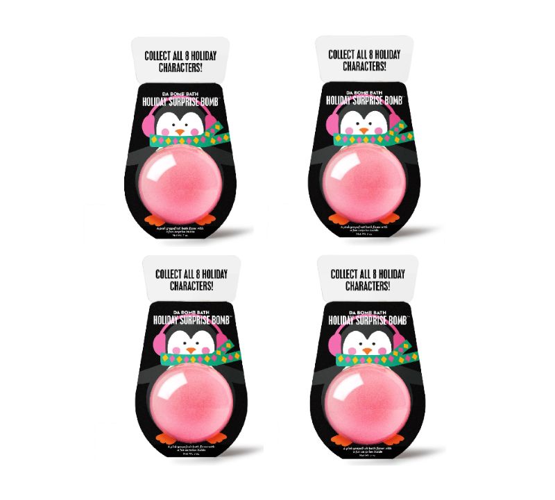 Photo 1 of 4 Pack Da Bomb Bath Fizzers Collectible Penguin Bath Bomb - 7oz