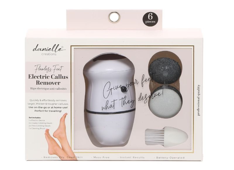 Photo 1 of Danielle Creations Flawless Feet Electric Callus Remover Quickly & Effortlessly Removes Large Thick & Tough Calluses On The Go Or At Home New 