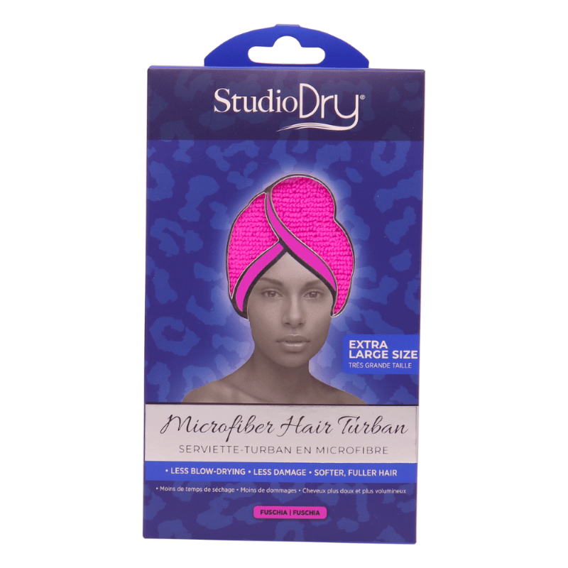 Photo 2 of 2 Pack Fuchsia Extra Large Hair Turban Quickly Absorbs Moisture Resulting In Less Blow Drying Less Damage Softer & Fuller New