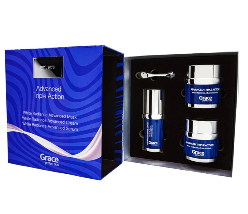 Photo 1 of Triple Action White Radiance Bundle is Anti Aging Tightens Brightens & Uplifts Deposits All Natural Ingredients Reducing Visible Flaws & Uneven Skin Tone New 
