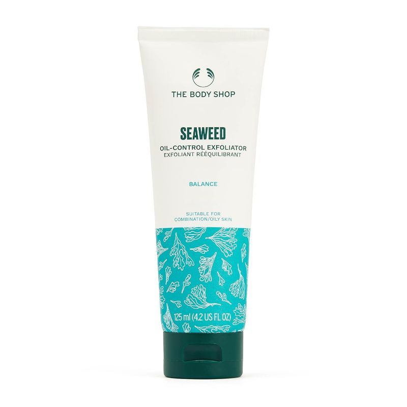 Photo 1 of The Body Shop Seaweed Exfoliating Cleanser, For Oily and Combination Skin, Vegan, 4.2 Fl Oz